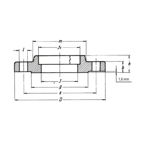 Flangia socket welding ASME B16.5 ANSI 150-300-600 lb - Acciaio al carbonio - Olivieri Ferramenta srl