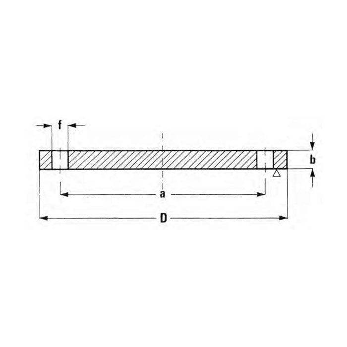 Flangia cieca EN 1092-1 tipo 05A/PN6 - Acciaio al carbonio - Olivieri Ferramenta srl