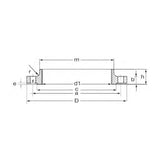Flangia filettata EN 1092-1 tipo 13B/PN16 Acciaio al carbonio zincato - Olivieri Ferramenta srl