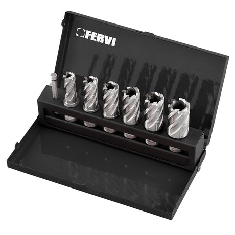 Fervi Serie di tazze a carotare con attacco weldon - F011/6