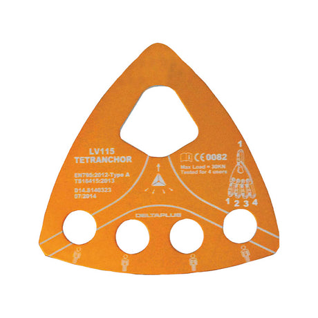 Delta Plus Piastra di fissaggio ad ancoraggio TETRANCHOR LV115 - Olivieri Ferramenta srl