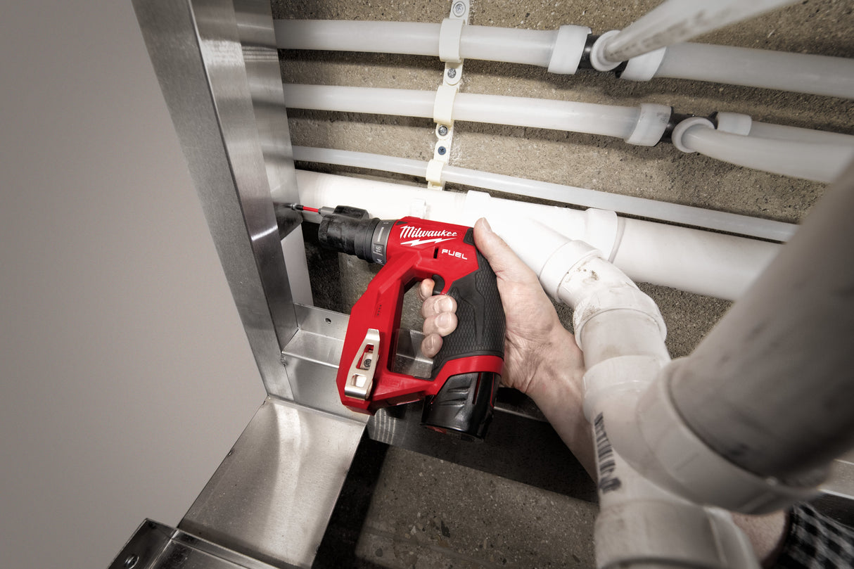 MILWAUKEE Trapano avvitatore con mandrini intercambiabili M12 FUEL™ M12 FDDXKIT-0X