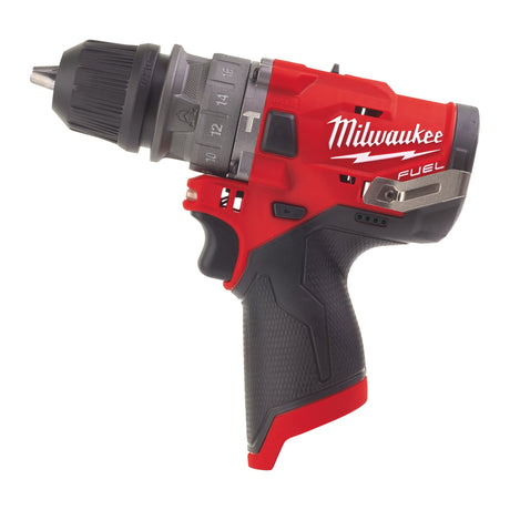 MILWAUKEE Trapano avvitatore con percussione con mandrini intercambiabili a batteria M12 FUEL™ FPDX-0