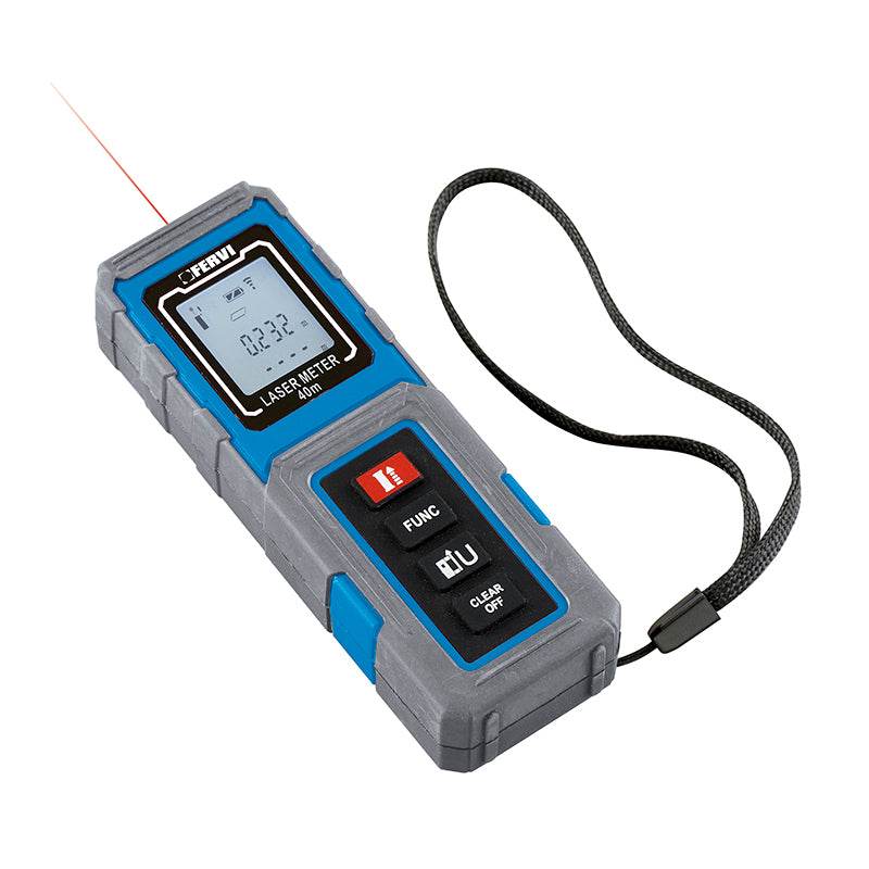 Fervi Misuratore di distanza laser - ML40