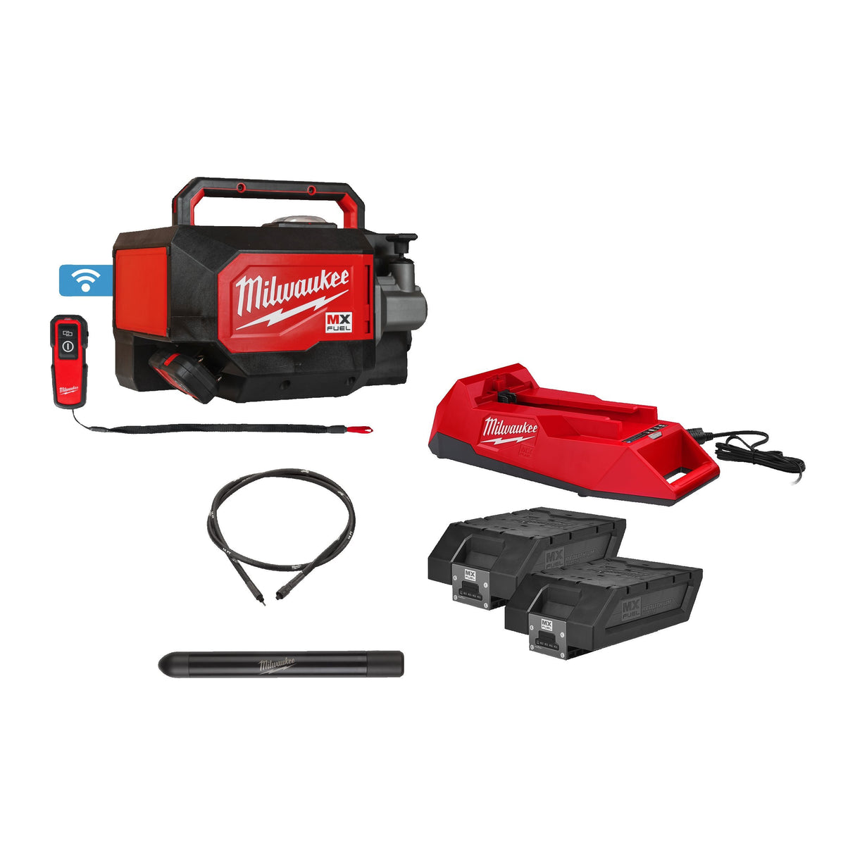 MILWAUKEE Vibratore per calcestruzzo a valigetta a batteria MX FUEL™ CVBCKIT-602