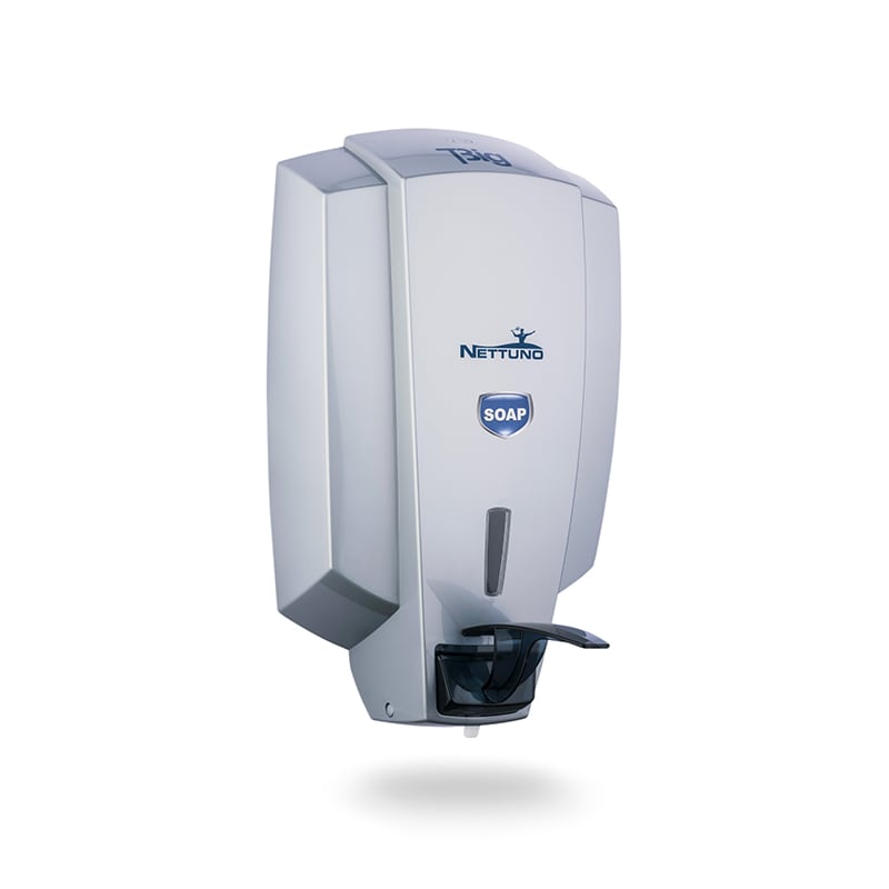 Nettuno T-Big Soap dispenser grigio per saponi liquidi - Olivieri Ferramenta srl