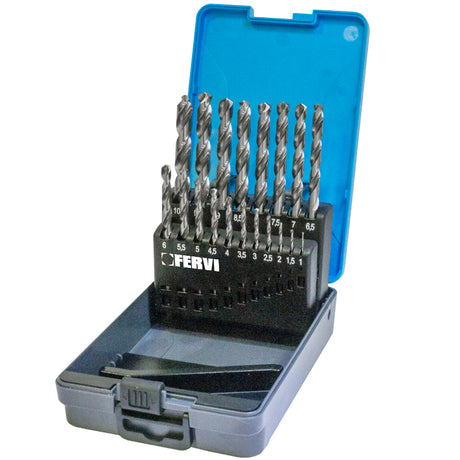 Fervi Serie punte elicoidali cilindriche - P023/19