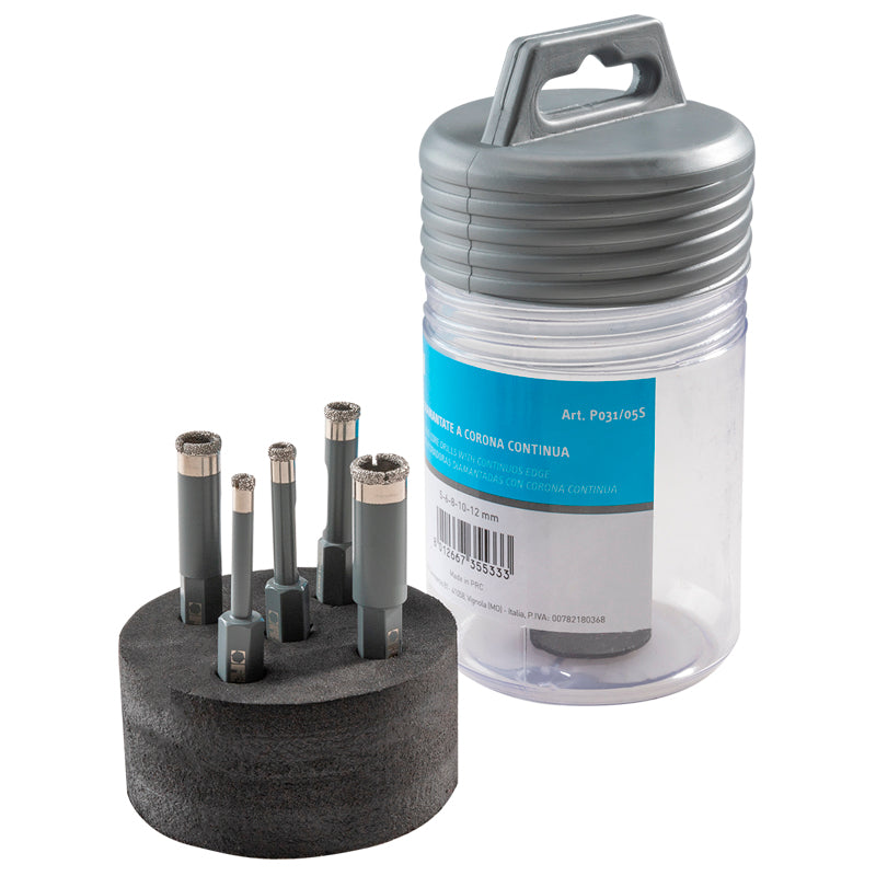 Fervi Serie punte e tazze diamantate a corona continua - P031/05S