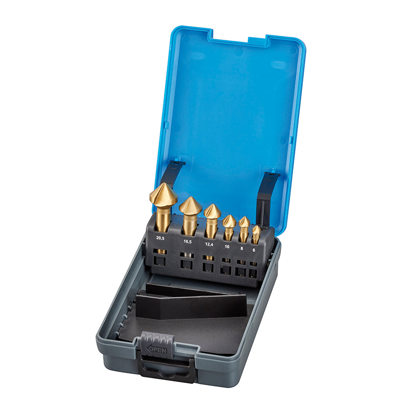 Fervi Serie svasatore a 3 taglienti 90° - S001