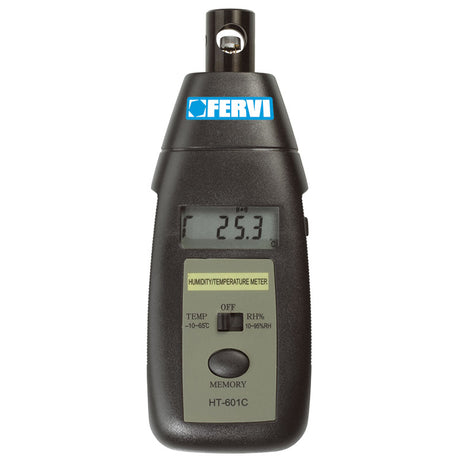 Fervi Misuratore digitale di temperatura e umidità ambiente - T057