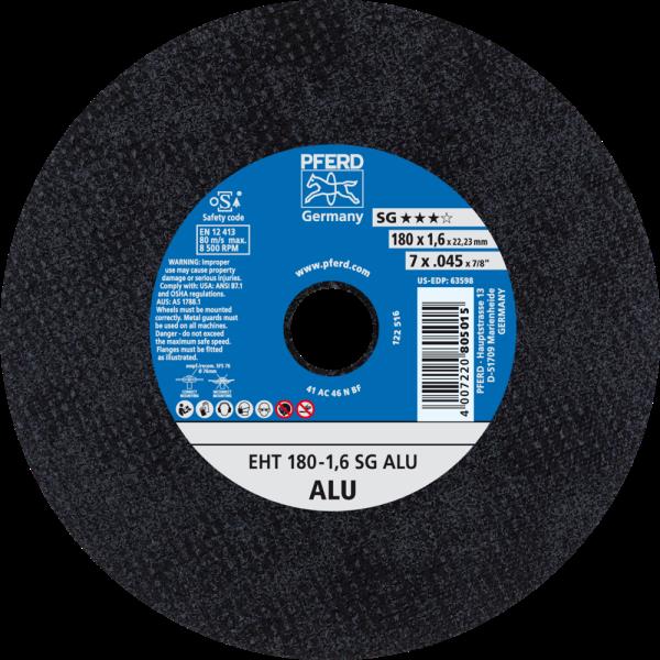 PFERD Dischi da taglio EHT 180-1,6 SG ALU