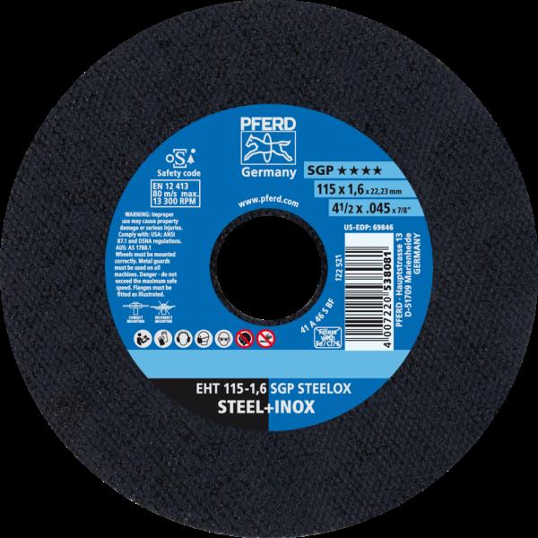 PFERD Dischi da taglio EHT 115-1,6 SGP STEELOX