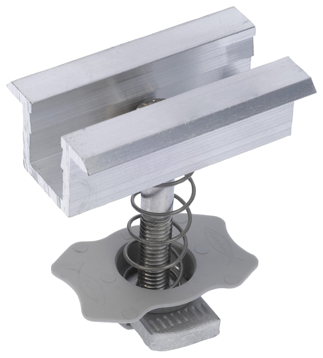FISCHER Morsetto finale PM F 33 per moduli fotovoltaici con cornice in alluminio (10 Pz.)
