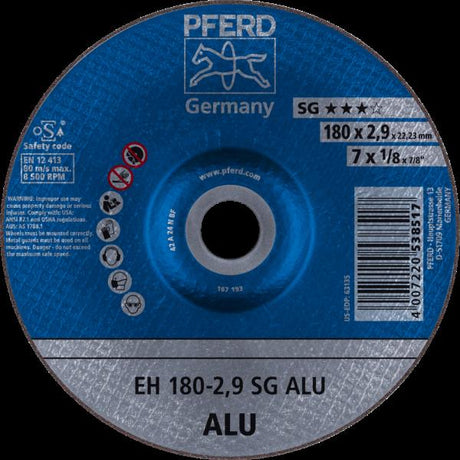 PFERD Dischi da taglio EH 180-2,9 SG ALU