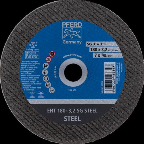 PFERD Dischi da taglio EHT 180-3,2 SG STEEL