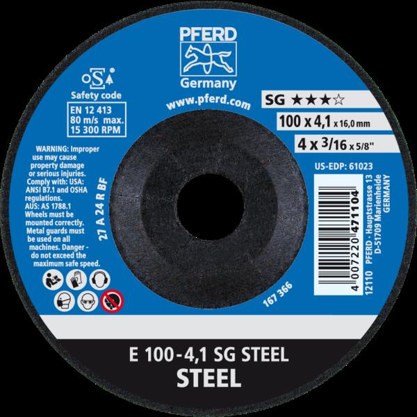PFERD Dischi da sbavo E 100-4,1 SG STEEL/16,0