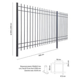 ANTICLEA - Recinzione elegante e robusta - Olivieri Ferramenta srl