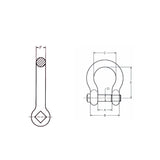 CARCANO A152 Grillo a cuore a testa quadra