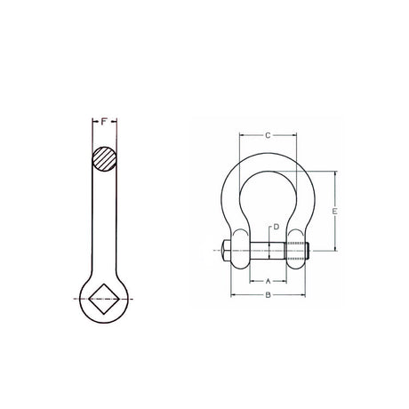 CARCANO A152 Grillo a cuore a testa quadra