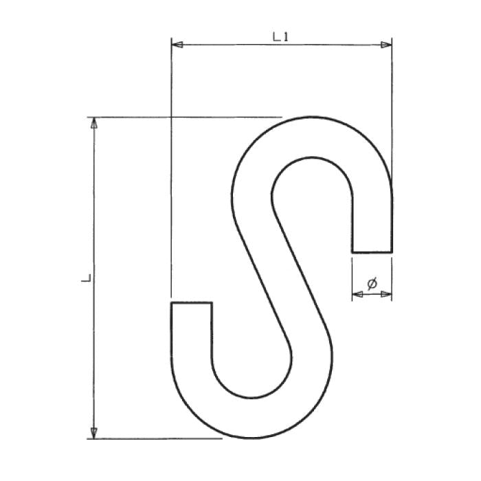 CARCANO A154 Gancio a “s”