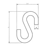 CARCANO A154 Gancio a “s”