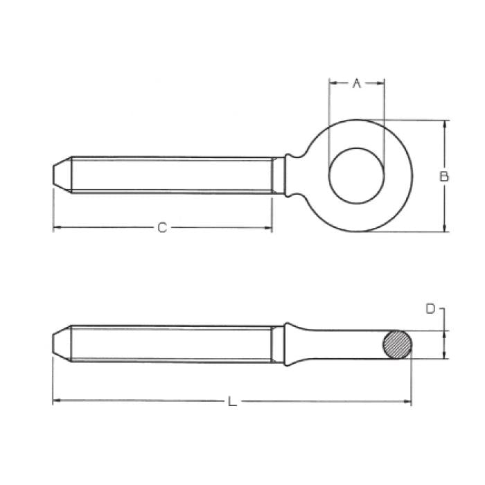 CARCANO A016 Occhiello per tenditori