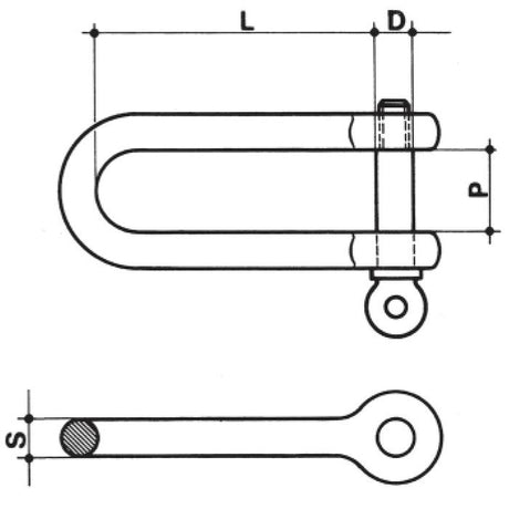 CARCANO A523 Grillo lungo in acciaio inox