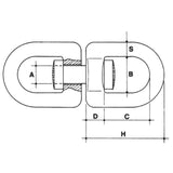 CARCANO A541 Girello in acciaio inox