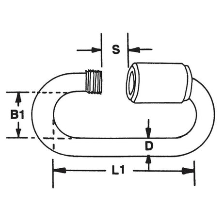 CARCANO A544 Maglia rapida in acciaio inox