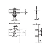 CARCANO A550 Morsetto simplex in acciaio inox