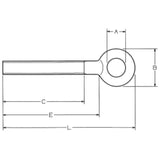 CARCANO A575 Occhio in acciaio inox