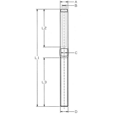 CARCANO A586 Terminale a pressare in acciaio inox