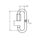 CARCANO A065 Maglia rapida ovale