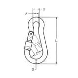 CARCANO A070 Moschettone con ghiera