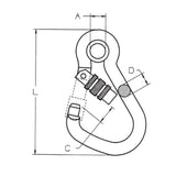 CARCANO A082K Moschettone con anello
