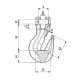 CARCANO CFX-CFX S Gancio accorciatore a forcella con/senza sicura