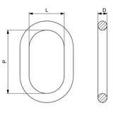 CARCANO CMX Anello ovale