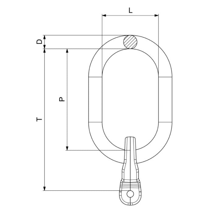 CARCANO CPX1 Anelloni con attacco a forcella