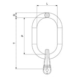 CARCANO CPX1 Anelloni con attacco a forcella