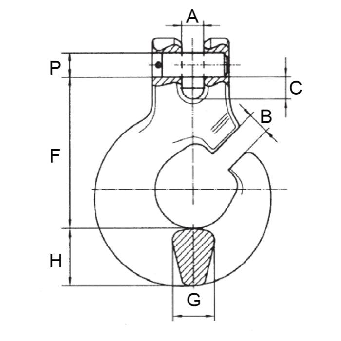 CARCANO CS Gancio scorsoio