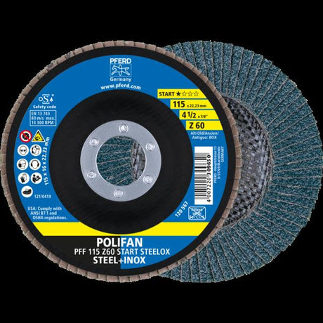 PFERD Dischi lamellari POLIFAN PFF 115 Z 60 Z START