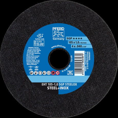 PFERD Dischi da taglio EHT 105-1,0 SGP STEELOX/16,0