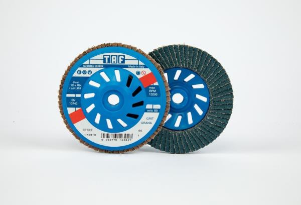 Dischi zirconio inclinati Linea EOLO Montaggio rapido ⌀ mm 115