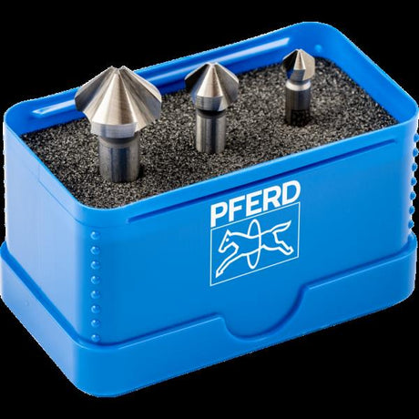 PFERD Utensili per forare e svasare SET KES HSS DIN 335 C90° 3