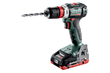 Metabo Trapano-avvitatore a batteria BS 18 L BL Q 18V 2x4Ah LiHD Caricabatteria ASC 55 metaBOX 145