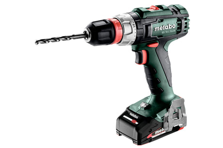 Metabo Trapano-avvitatore a batteria BS 18 L Quick 18V 2x2Ah Li-Power Caricabatteria SC 30 metaBOX 145