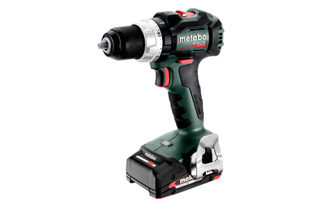 Metabo Trapano-avvitatore a batteria BS 18 LT BL 18V 2x2Ah Li-Power Caricabatteria ASC 55 metaBOX 145