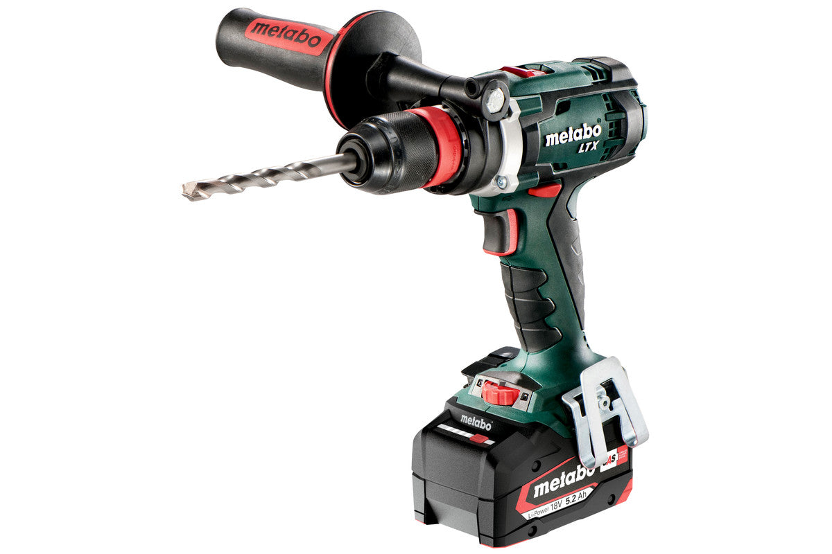 Metabo Trapano-avvitatore a batteria BS 18 LTX Quick 18V 2x5.2Ah Li-Power Caricabatteria ASC 55 metaBOX 145 L