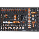 Beta Cassettiera mobile BW C24S con sette cassetti e assortimento di 309 utensili