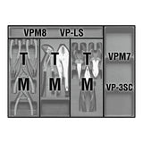Beta Cassettiera mobile con sette cassetti in acciaio inossidabile con ruote antitraccia